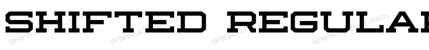 Shifted Regular字体转换